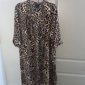 Cheetah Print Duster